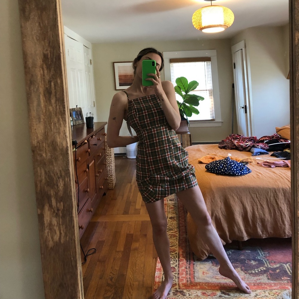 Urban Outfitters Mini Plaid Dress